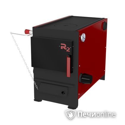 Твердотопливный котел Термокрафт R2 12 кВт конфорка термометр круглый выход в Бронницах